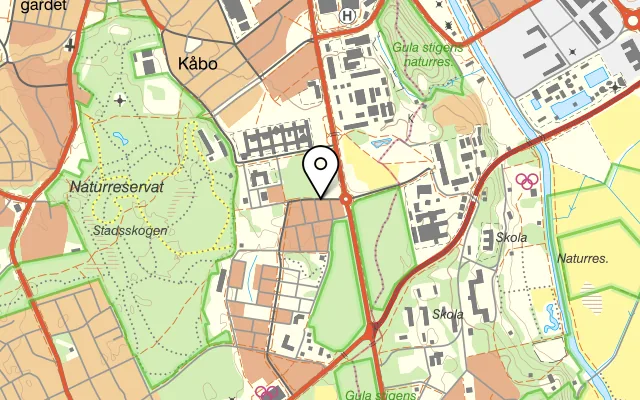 Karta som visar Elma på Gerd Enequists gata 8, 752 37 Uppsala