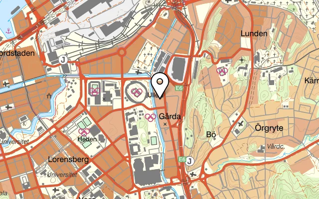 Karta som visar Matsmak på Drakegatan 1, 412 50 Göteborg