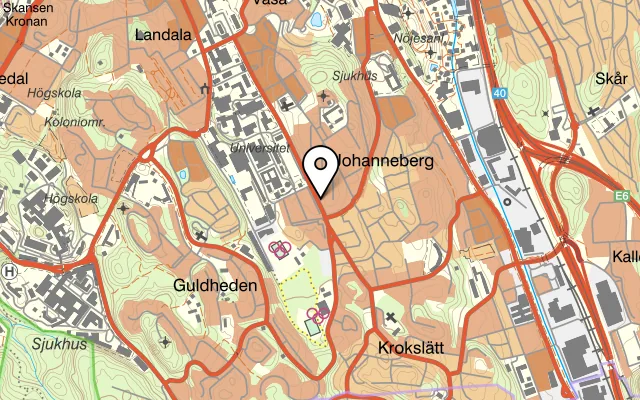 Karta som visar Golly! på Gibraltargatan 62, 412 58 Göteborg