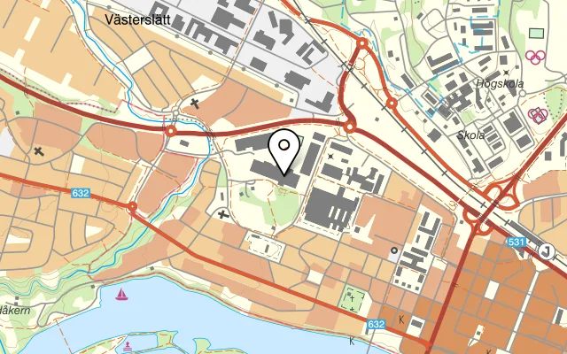 Karta som visar Kummin på Signalvägen 3, 903 22 Umeå