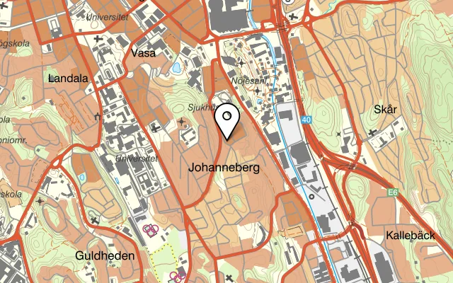 Karta som visar Thai Mums på Utlandagatan 2, 412 82 Göteborg