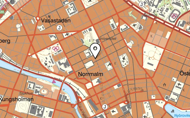 Karta som visar Grill på Drottninggatan 89, 113 60 Stockholm