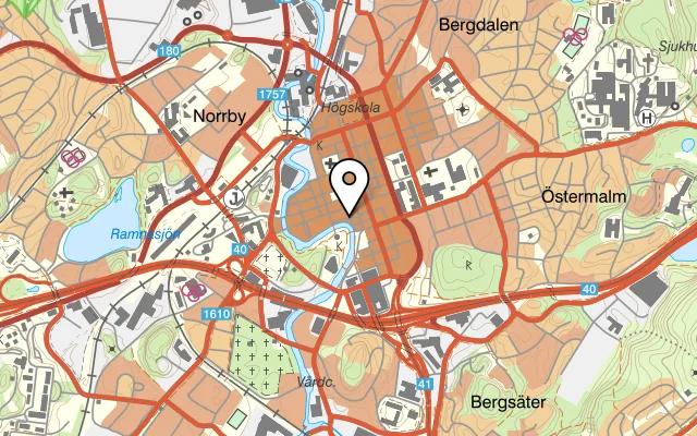 Karta som visar La Custosa på Lilla Kyrkogatan 30, 503 35 Borås