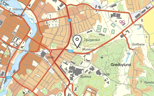 Karta som visar Pilkrog på Djurgårdsvägen, 633 40 Eskilstuna