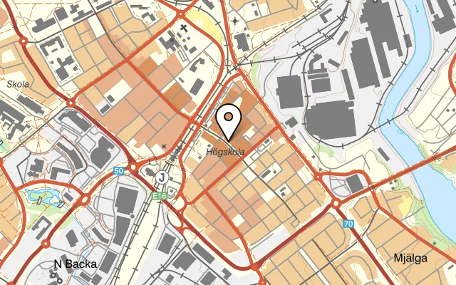 Karta som visar Rhodos på Stationsgatan 13, 784 33 Borlänge