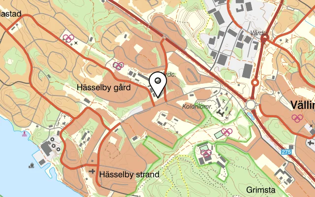 Karta som visar Nya Istanbul på Hässelby torg 2, 165 55 Hässelby