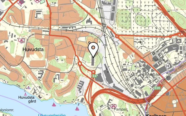 Karta som visar Restaurang Arken på Terminalvägen 24, 171 73 Solna