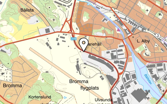 Karta som visar Best Western Plus Sthlm Bromma på Ulvsundavägen 193, 168 67 Bromma