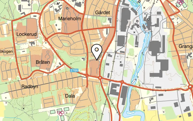 Karta som visar Pizzeria Milano på Prebendegatan 2, 542 40 Mariestad