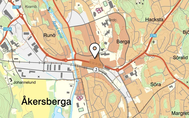 Karta som visar Restaurang Sazna KB på Storängstorget 25, 184 30 Åkersberga
