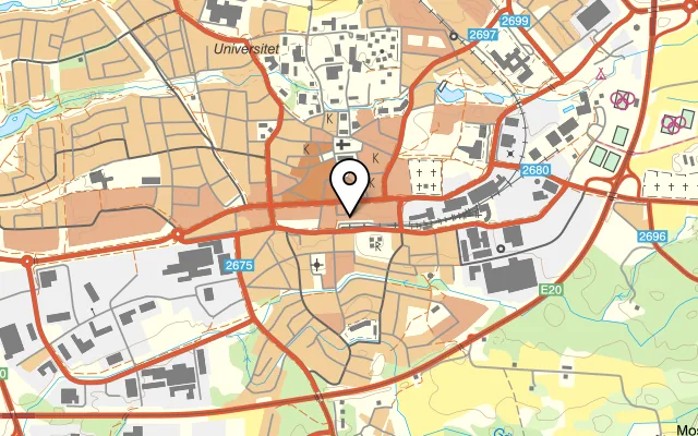 Karta som visar La Casa Restaurang & Pizzeria på Järnvägsgatan 22B, 532 30 Skara