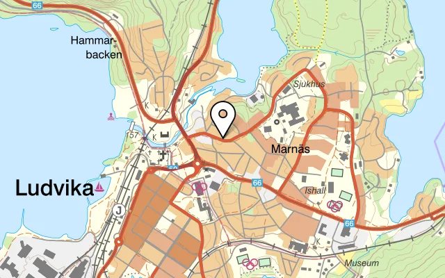 Karta som visar Pizzeria Torino på Östra Storgatan 17, 771 50 Ludvika