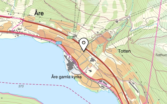 Karta som visar Åre Sushi på Torggränd 1 C, 837 52 Åre