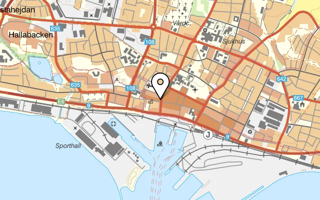 Karta som visar Sakura Japansk Restaurang på Algatan 60, 231 42 Trelleborg