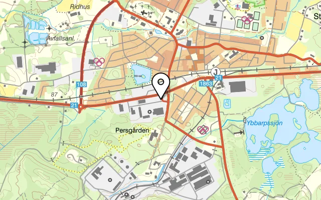 Karta som visar Skafferiet i Perstorp AB på Verkstadsgatan 3, 284 34 Perstorp