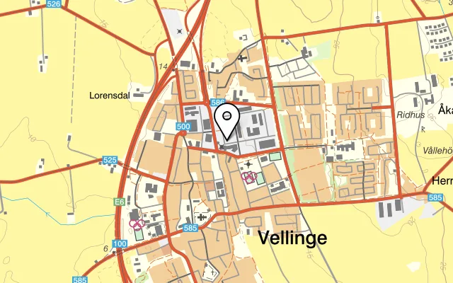 Karta som visar Skafferiet i Vellinge AB på Hammargatan 3, 235 32 Vellinge