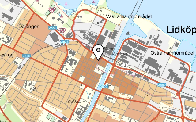 Karta som visar Skafferiet i Lidköping på Torggatan 6, 531 31 Lidköping