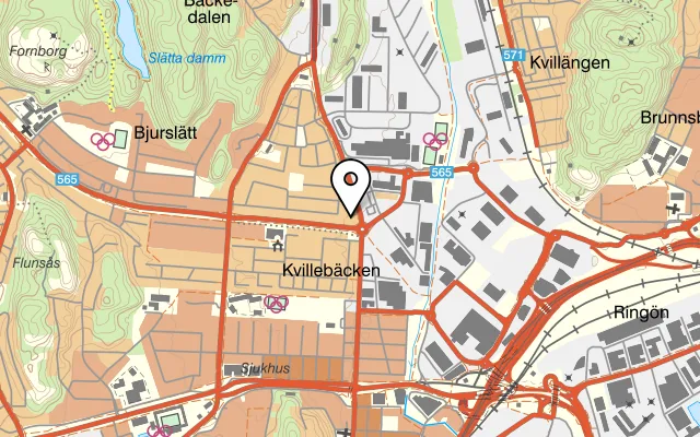 Karta som visar Masala Curry Indisk Restaurang Göteborg på Nansensgatan 2B, 417 19 Göteborg