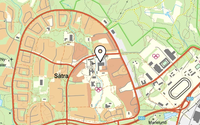 Karta som visar Lilla Asien på Rullstensvägen 4, 806 32 Gävle