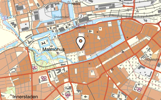 Karta som visar Epicuré på Gustav Adolfs torg 45, 211 39 Malmö