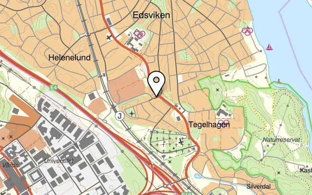 Karta som visar Pizza House på Sollentunavägen 51, 191 40 Sollentuna