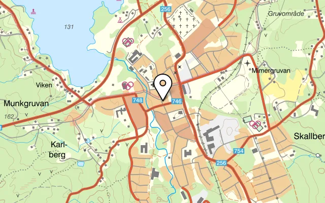 Karta som visar Värdshuset Engelbrekt på Engelbrektsgatan, 738 31 Norberg