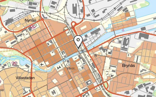 Karta som visar Music Center Gavle på Kyrkogatan 32, 803 11 Gävle