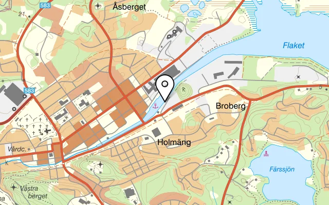 Karta som visar Bolivar Beach Bar på Sjötullgatan 6, 826 50 Söderhamn