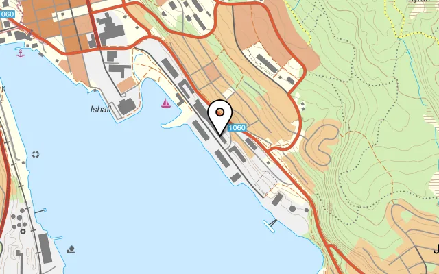 Karta som visar Il Romanos på Sjögatan 5D, 891 60 Örnsköldsvik
