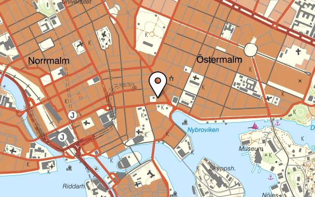 Karta som visar Restaurant NOI på Norrmalmstorg 4, 111 46 Stockholm
