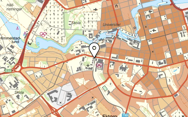 Karta som visar Don Luigi på Ektorpsgatan 2, 602 37 Norrköping