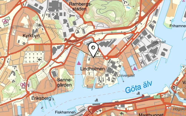 Karta som visar Port Arthur på Gamla Ceresgatan 3, 417 57 Göteborg, Sweden