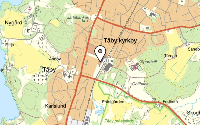 Karta som visar Umami Sushi & Pokébowl på Holmgårdsvägen 4, 187 74 Täby