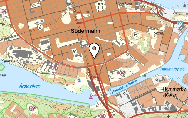 Karta som visar Gyrella på Götgatan 93, 116 62 Stockholm
