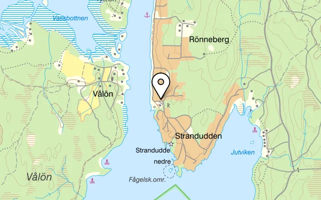 Karta som visar Picassos Veranda Café och Bistro på Vålösundsvägen 161, 681 52 Kristinehamn
