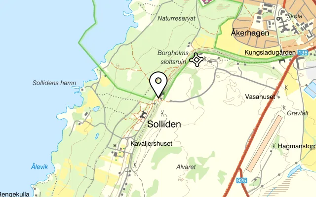 Karta som visar Solliden Palace på Sollidenvägen, 387 92 Borgholm