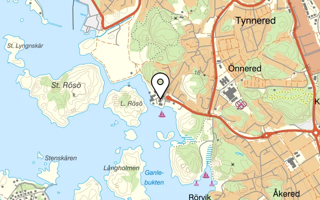 Karta som visar Jungman Jansson på ÖNNEREDS BRYGGA 3, 421 57 Västra Frölunda