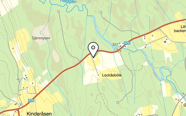 Karta som visar Hävvi Elaine Restaurang & Gårdsbutik på LOCKÅSBÖLE 191, 845 72 Oviken