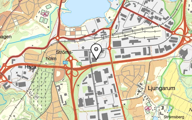 Karta som visar Annes Husman AB Solåsen på Fridhemsvägen 29, 553 02 Jönköping