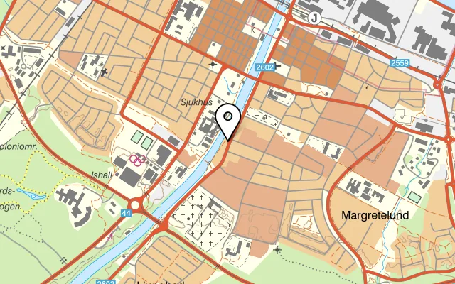 Karta som visar Banzaan wok & Sushi på Hamngatan 4, 531 34 Lidköping
