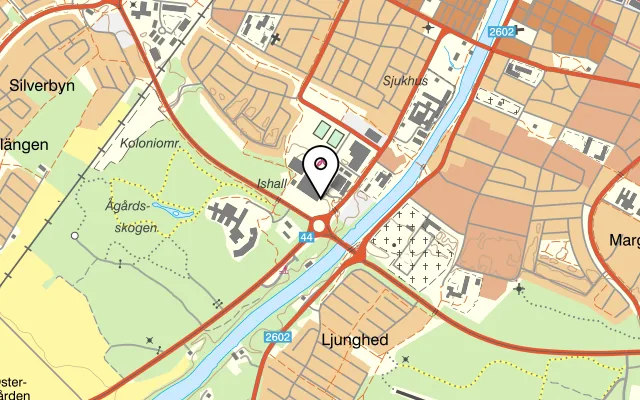 Karta som visar Villa Lidköping Restaurang AB på Mellbygatan 54, 531 51 Lidköping