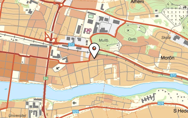 Karta som visar Brofood på Östra Nygatan 93A, 931 35 Skellefteå