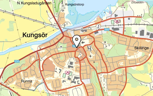 Karta som visar Maistro Pizzeria på Drottninggatan 26, 736 31 Kungsör