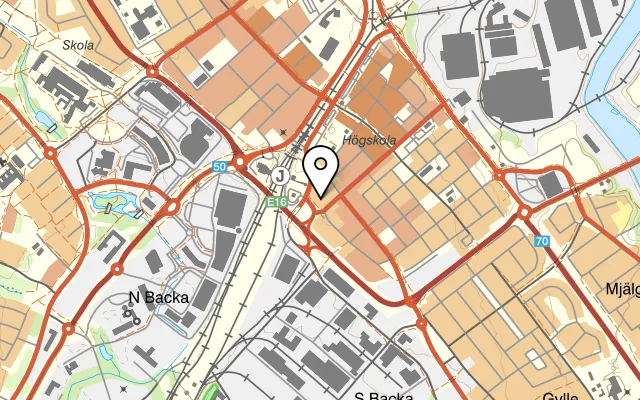 Karta som visar Best Western Gustaf Wasa Hotel på Tunagatan 1, 784 34 Borlänge