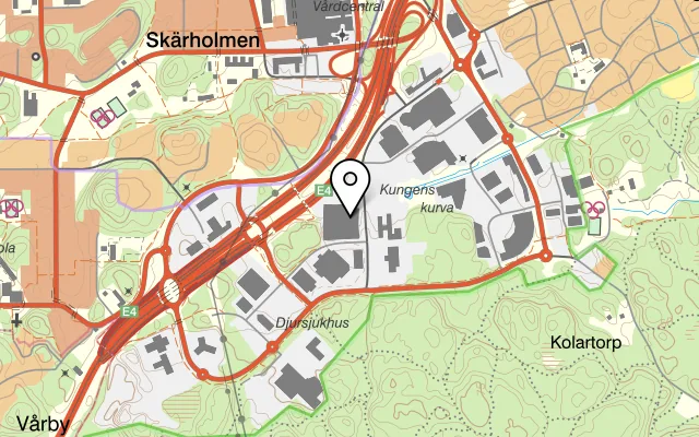 Karta som visar Bamboo South på Heron City, Dialoggatan 2, 141 75 Kungens Kurva