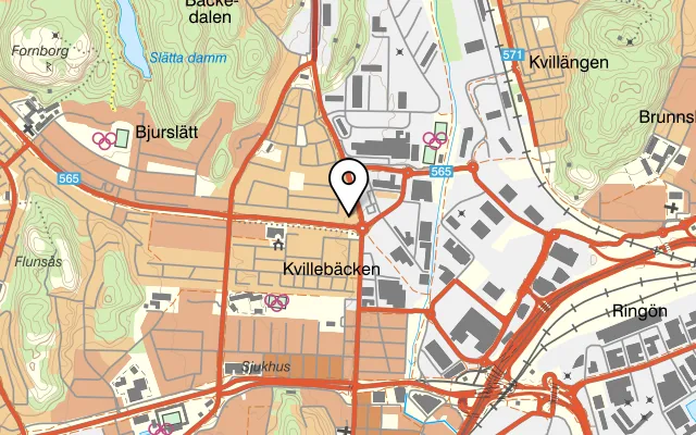 Karta som visar Thai taste på Nansensgatan 2, 417 19 Göteborg