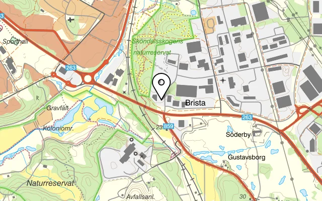 Karta som visar Heat Arlandastad på Voltgatan 5, 195 60 Arlandastad
