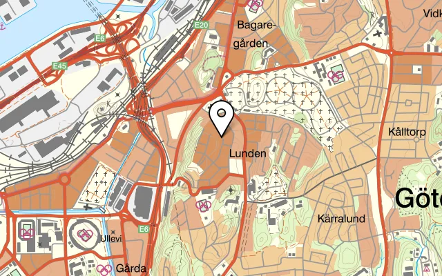 Karta som visar baraGlenn på Karlagatan 9B, 416 61 Göteborg, Sweden