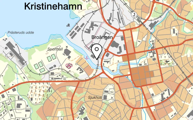 Karta som visar Thanh Thai Palace på Hamnvägen 7, 681 30 Kristinehamn