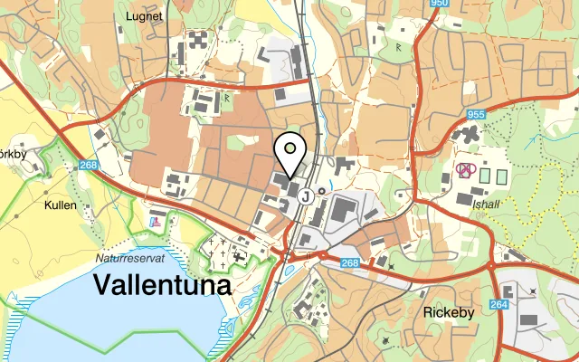 Karta som visar Misora Sushi Vallentuna på Centrumpassagen 15, 186 31 Vallentuna
